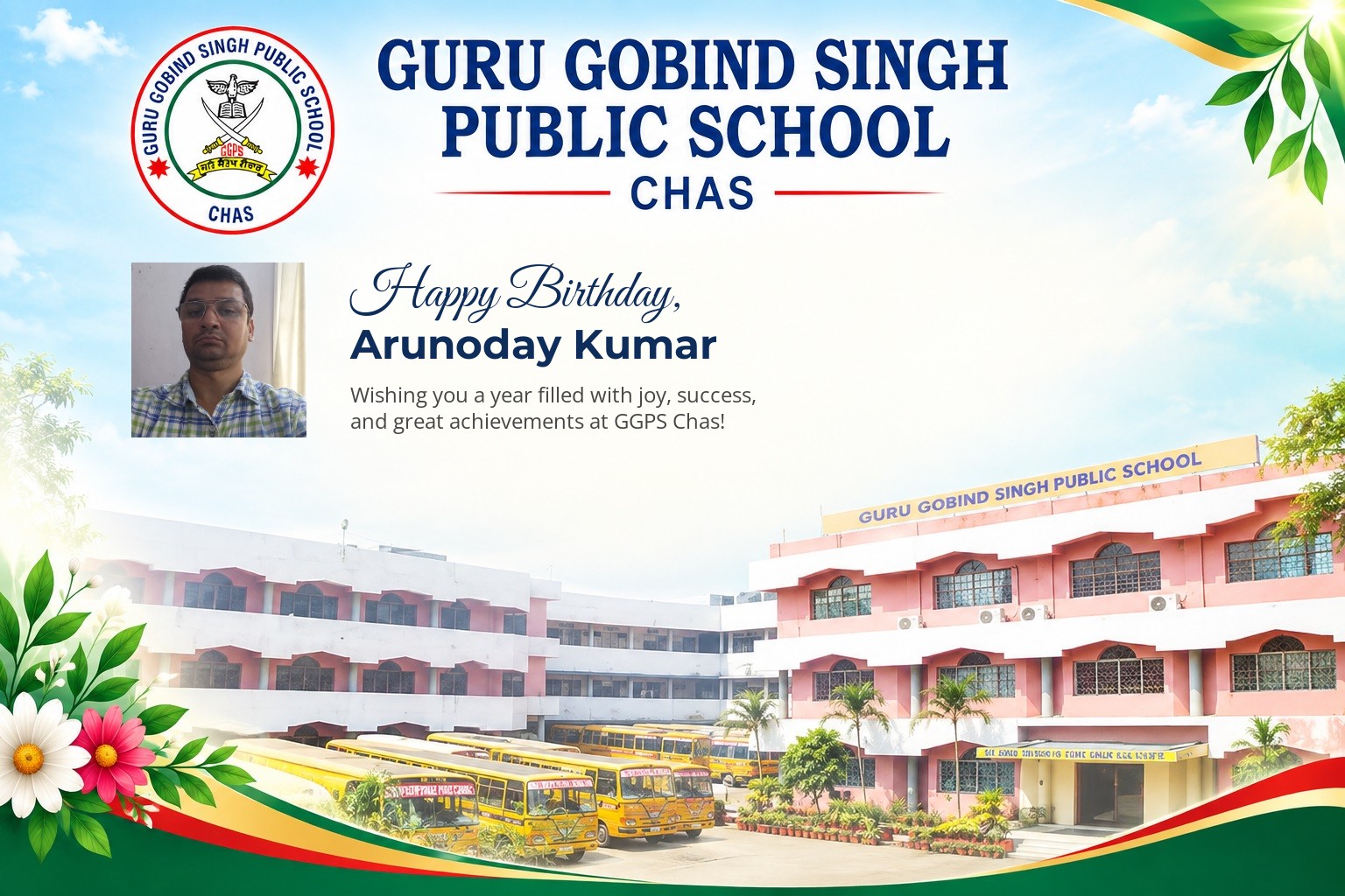 Birthday Card for Arunoday Kumar
